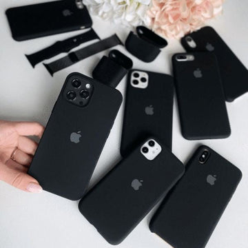 Pure Black Silicon Case