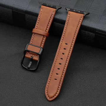 Leather strap For Apple watch band