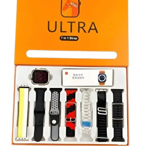 Hi Watch Pro Ultra Smartwatch – 7-in-1 Strap Bundle
